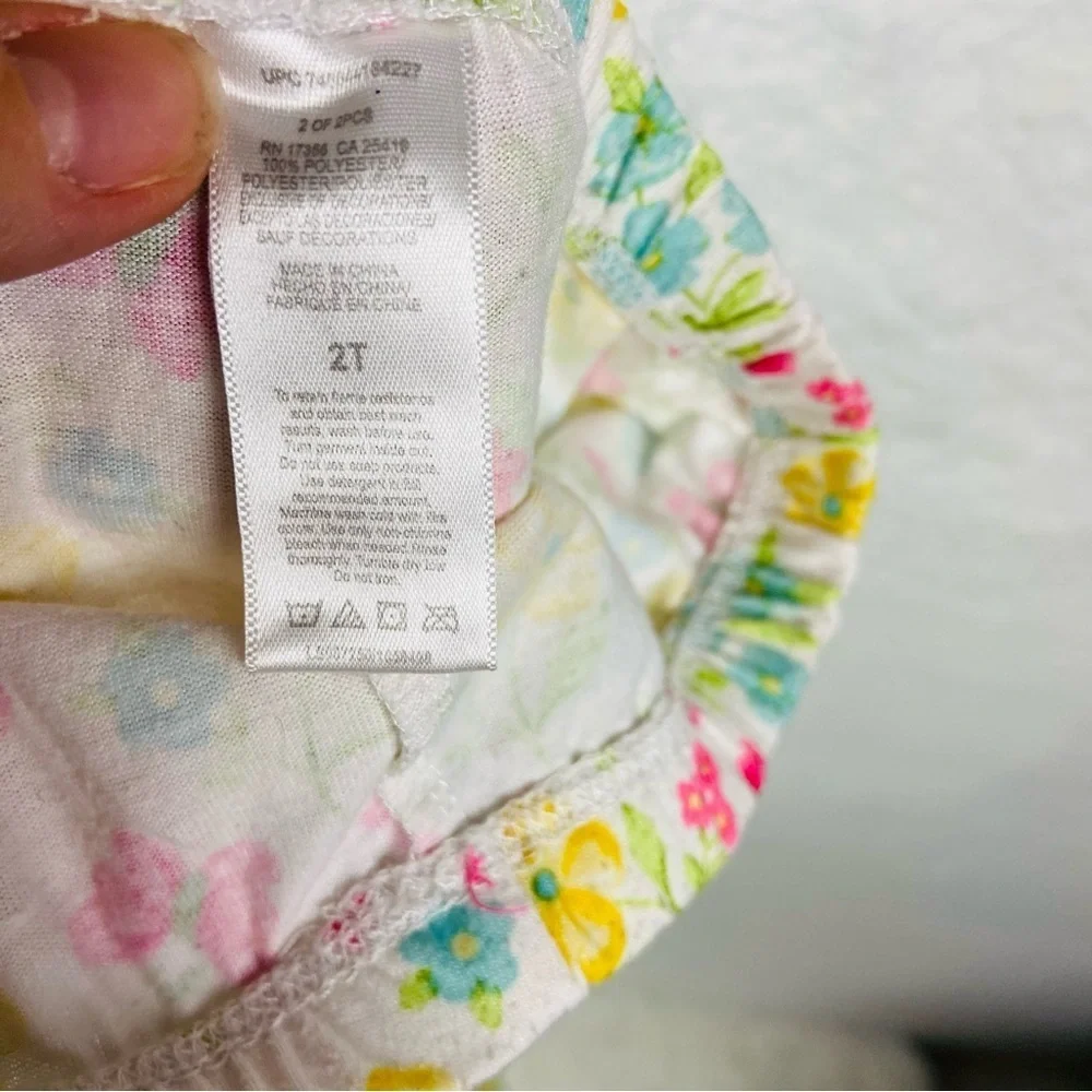 Unbranded colorful Floral ruffle Print Shorts size 2T